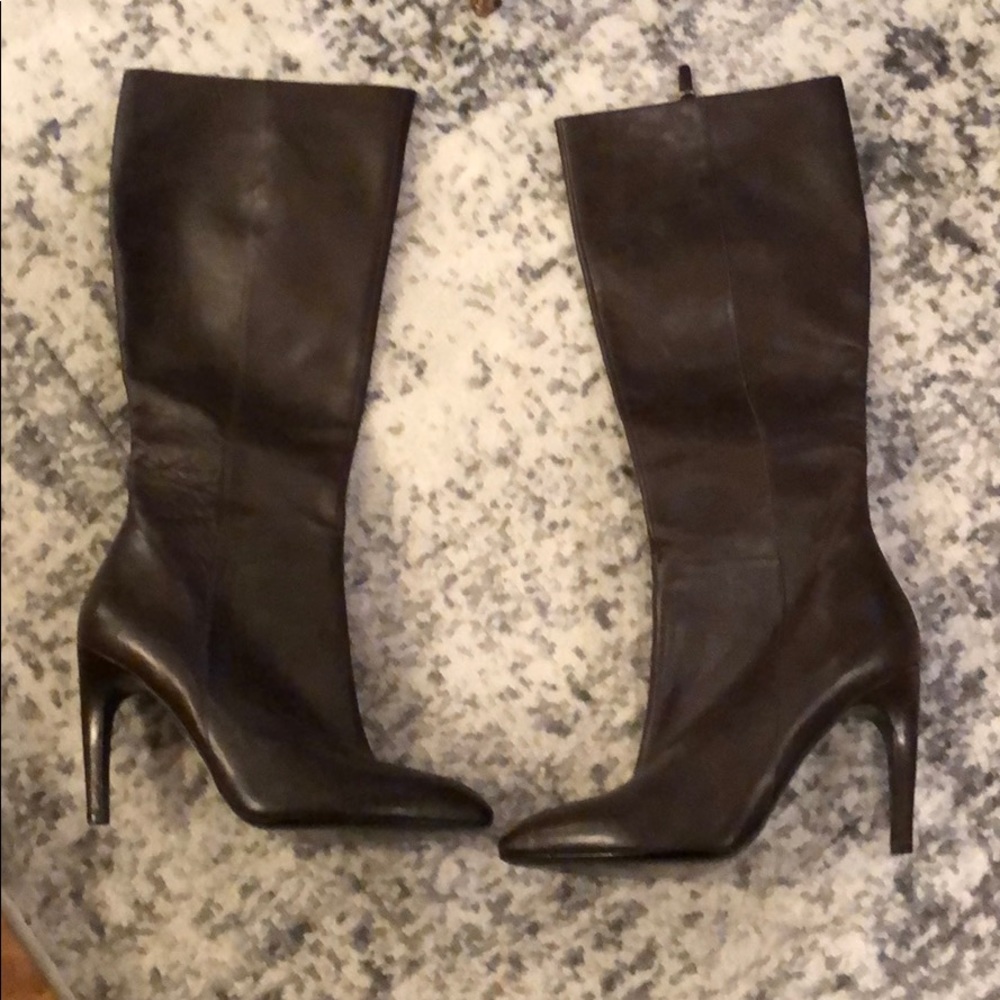 Vintage via spiga brown leather boots